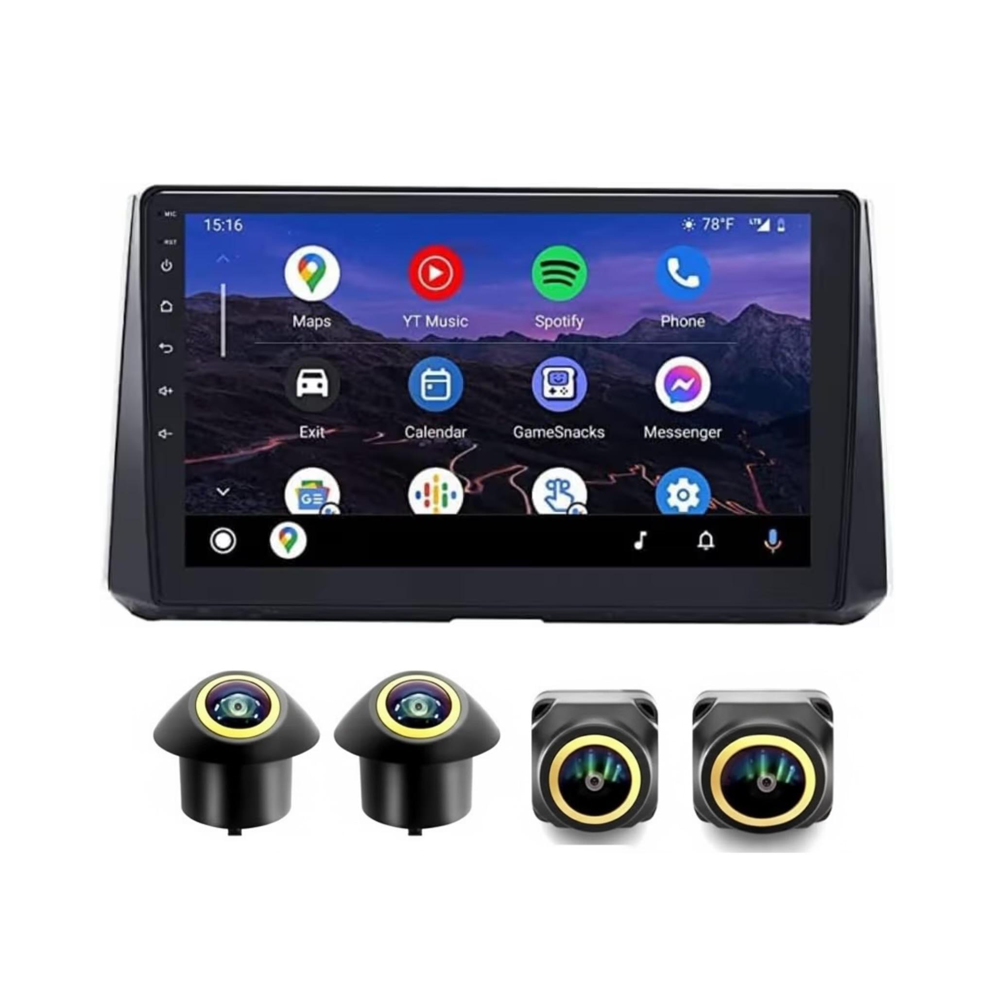 Android Car Stereo for Toyota Corolla 2019-2021 10 Inch IPS.QLED Touch Screen with AHD Camera Included - Image 2