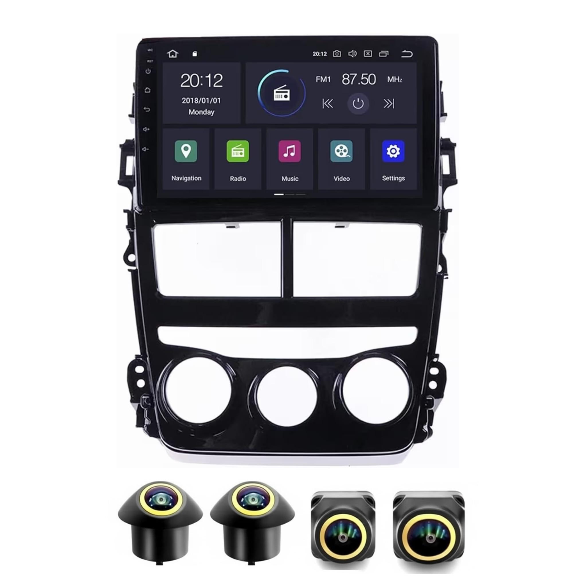 Android Car Stereo for Toyota Yaris 2018-2020 9 Inch IPS.QLED Touch Screen with AHD Camera Included - Image 2