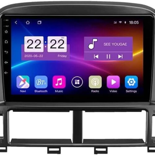 Android Car Stereo for Lexus LS430 2004 2005 2006 1GB RAM 32GB ROM MirrorLink WiFi BT, IPS Touch Screen with Backup Camera Included (1+32G Without Apple Carplay)