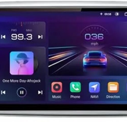 Android Car Stereo for Kia Sportage 2016 2017 2018 4GB RAM 64GB ROM MirrorLink WiFi BT, 9 Inch IPS Touch Screen with AHD Camera Included (4+64G With Apple Carplay)