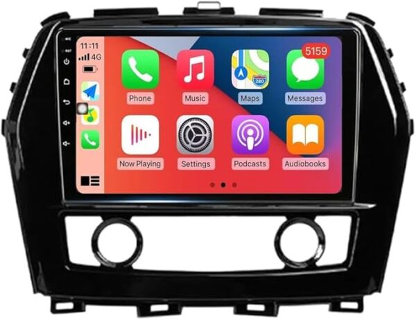 Android Car Stereo for Nissan Maxima A36 2015-2020 2GB RAM 32GB ROM 10 Inch MirrorLink WiFi BT, IPS Touch Screen with AHD Camera Included (2+32G With Apple Carplay)