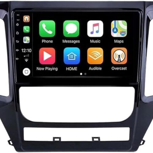 Android Car Stereo for Mitsubishi Montero Sport 2015 To 2021 4GB RAM 64GB ROM MirrorLink WiFi BT, 9 Inch 2.5D IPS Touch Screen with Backup Camera Included (4+64G With Apple Carplay)