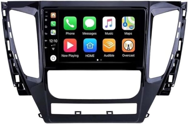 Android Car Stereo for Mitsubishi Montero Sport 2015 To 2021 4GB RAM 64GB ROM MirrorLink WiFi BT, 9 Inch 2.5D IPS Touch Screen with Backup Camera Included (4+64G With Apple Carplay)