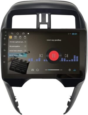 Android Car Stereo for Nissan Sunny 2014-2019 1GB RAM 32GB ROM 10 Inch MirrorLink WiFi BT, DSP IPS Touch Screen with AHD Camera Included (1+32G Without Apple Carplay)