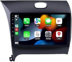Android Car Stereo for KIA Cerato K3 Forte 2013-2018 1GB RAM 32GB ROM 9 Inch MirrorLink WiFi BT, DSP IPS Touch Screen with AHD Camera Included (1+32G Without Apple Carplay)
