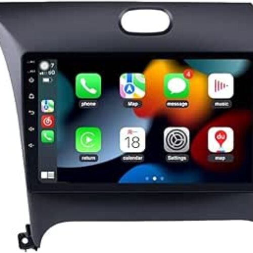 Android Car Stereo for KIA Cerato K3 Forte 2013-2018 1GB RAM 32GB ROM 9 Inch MirrorLink WiFi BT, DSP IPS Touch Screen with AHD Camera Included (1+32G Without Apple Carplay)