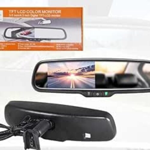 4.3 Car Rearview Dash Mirror with LCD TFT Mirror Color Screen Dash Mirror For TOYOTA