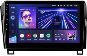 Android Car Stereo for Toyota Sequoia Tundra 2006 To 2013 2GB RAM 32GB ROM MirrorLink WiFi BT, 10 Inch IPS Touch Screen with Backup Camera Included (2+32G With Apple Carplay)