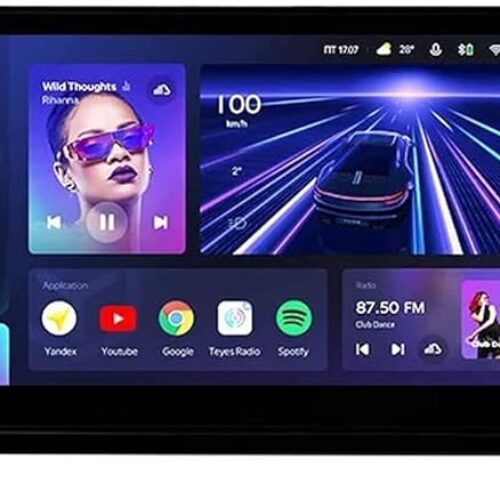 Android Car Stereo for Toyota Sequoia Tundra 2006 To 2013 2GB RAM 32GB ROM MirrorLink WiFi BT, 10 Inch IPS Touch Screen with Backup Camera Included (2+32G With Apple Carplay)