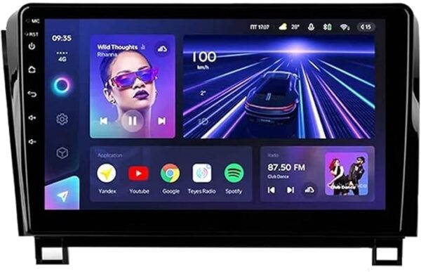 Android Car Stereo for Toyota Sequoia Tundra 2006 To 2013 2GB RAM 32GB ROM MirrorLink WiFi BT, 10 Inch IPS Touch Screen with Backup Camera Included (2+32G With Apple Carplay)