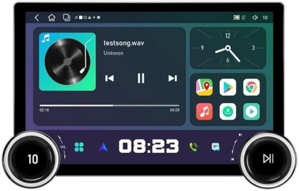11.8 Inch Diamond 2K Car Android Screen Support Apple Carplay Android Auto Wireless Suitable For 9 Inch 10 inch Android Frame 4GB RAM 32GB ROM Fast Interface Quick Boot AHD Camera Included