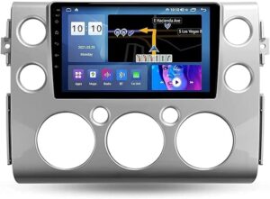 Android Car Stereo for Toyota FJ Cruiser 2006-2020 1GB RAM 32GB ROM Mirror-Link Wi-Fi BT, FJ Radio GPS Navigation, 9 Inch IPS Touch Screen with Backup Camera Included (1+32G Without Apple Carplay)