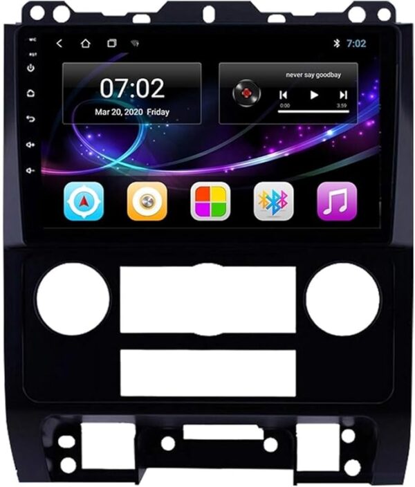 Android Car Stereo for Ford Escape 2007 To 2012 1GB RAM 32GB ROM Mirror-Link Wi-Fi BT, Radio GPS Navigation, 9 Inch IPS Touch Screen with Backup Camera Included (1+32G Without Apple Carplay)