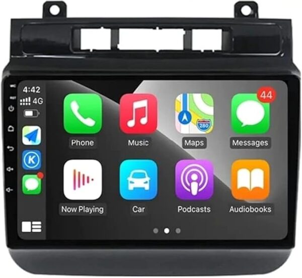 Android Car Stereo for Volkswagen TOUAREG 2012 2013 2014 2015 2016 2GB RAM 32GB ROM 9 Inch MirrorLink WiFi BT, DSP IPS Touch Screen with AHD Camera (2+32G With Apple Carplay)