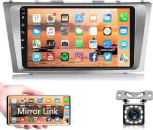 Android Car Stereo for Toyota Camry 2006 2007 2008 2009 2010 2011 2GB RAM 32GB ROM with Support Apple Carplay, 9 Inch IPS Touch Screen with Backup Camera Included (2+32G With Apple Carplay)