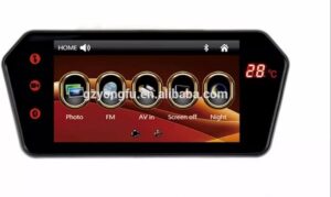 MrSmart Universal Car 7" Inch 1080P HD Touch Screen Multi Function Rearview Mirror Monitor Contact USB/TF Bluetooth MP5