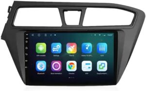 Android Car Stereo for Hyundai i20 2014 to 2019 1GB RAM 16GB ROM 9 Inch MirrorLink WiFi BT, DSP IPS Touch Screen with AHD Camera Included (1+16G Without Apple Carplay)
