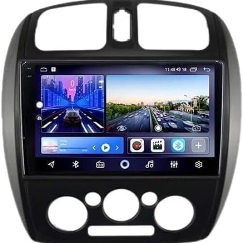 Android Car Stereo for Mazda 323 Haima Freema Ford Laser 2002-2008 2GB RAM 32GB ROM 9 Inch MirrorLink WiFi BT, IPS Touch Screen with AHD Camera Included (2+32G With Apple Carplay)