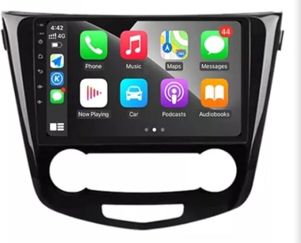 Android Car Stereo for Nissan X-Trail 2013-2017 X-Trail 3 T32 Qashqai 2 J11 2GB RAM 32GB ROM M-Link Wi-Fi BT, Radio GPS, 10 Inch IPS Touch Screen with AHD Camera Included (2+32G With Apple Carplay)