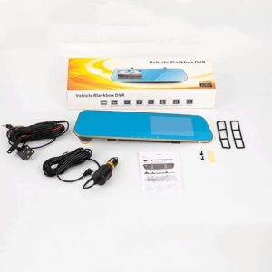 MrSmart Dual Lens Dash Cam for Cars Front - 1080P FHD Mini Car Camera Super Night Vision 145°Wide Angle with WDR, Loop Recording, G-sensor, Parking Monitoring, Motion Detection (HD Dual Recording)