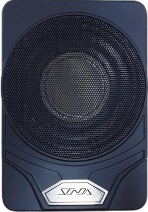 SANDO 10 Inch Under Seat Active Subwoofer Low Profile Amplified Subwoofer System 800 Watt