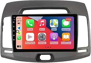 Android Car Stereo for Hyundai Elantra 2006 To 2011 1GB RAM 32GB ROM MirrorLink WiFi BT, IPS Touch Screen with Backup Camera Included (1+32G Without Apple Carplay)