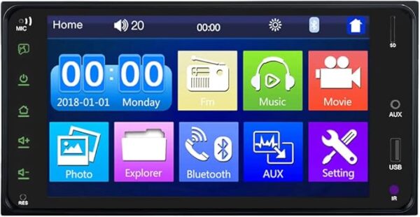 MrSmart 7 Inch Car Stereo 2 Din Universal Autoradio Touch Screen MP5 for TOYOTA COROLLA