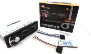 MrSmart Bluetooth MP3 Player Single Din Car Stereo HD Radio USB/TF FM AUX in , Car Audio Receiver Remote Control