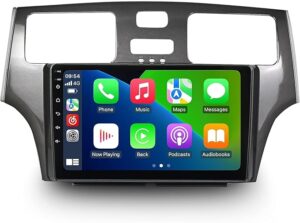 Android Car Stereo for Lexus ES250 ES300 ES330 2001 To 2006 1GB RAM 32GB ROM MirrorLink WiFi BT, IPS Touch Screen with Backup Camera Included (1+32G Without Apple Carplay)