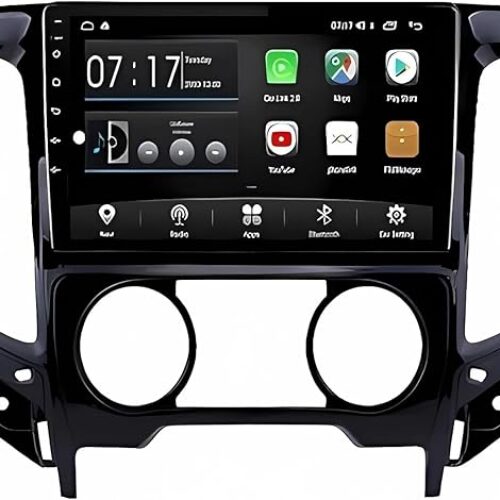 Android Car Stereo for Mitsubishi L200 5 2015-2020 6GB RAM 128GB ROM, 4g SIM Card, 9 Inch MirrorLink WiFi BT, IPS Touch Screen with AHD Camera Included (6+128G With Apple Carplay)