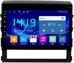 Android Car Stereo for Toyota Land Cruiser 2016 to 2020 2GB RAM 32GB ROM MirrorLink WiFi BT, IPS Touch Screen with Backup Camera Included (2+32G With Apple Carplay)