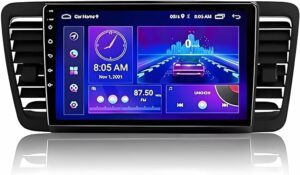 Android Car Stereo for Subaru Legacy Outback 2004-2009 2GB RAM 32GB ROM 9 Inch MirrorLink WiFi BT, IPS Touch Screen with AHD Camera Included (2+32G With Apple Carplay)