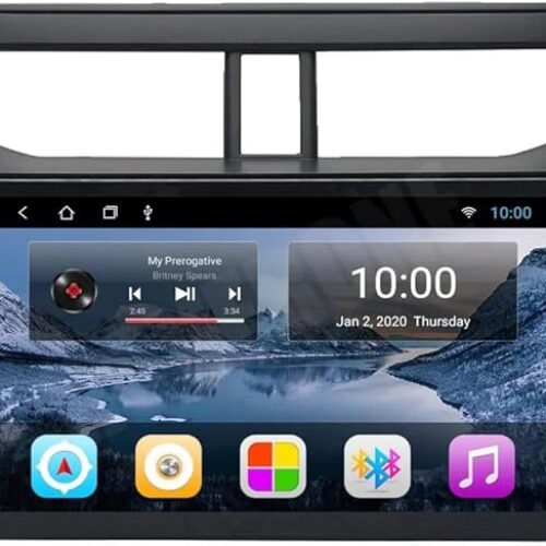 Android Car Stereo for Toyota Rush 2018-2019 1GB RAM 32GB ROM Mirror-Link Wi-Fi BT, Radio GPS Navigation, 9 Inch IPS Touch Screen with Backup Camera Included (1+32G Without Apple Carplay)