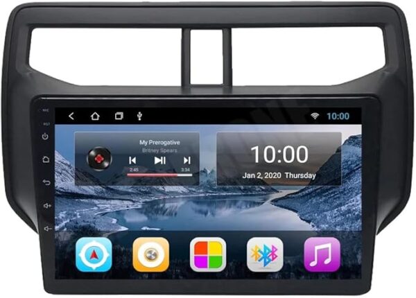 Android Car Stereo for Toyota Rush 2018-2019 1GB RAM 32GB ROM Mirror-Link Wi-Fi BT, Radio GPS Navigation, 9 Inch IPS Touch Screen with Backup Camera Included (1+32G Without Apple Carplay)