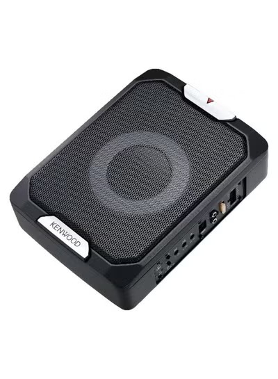 Kenwood KSC-PSW88 8″ 700w Underseat Active Subwoofer Rear Deck Mounted Rectangular Car Speaker (700 W)